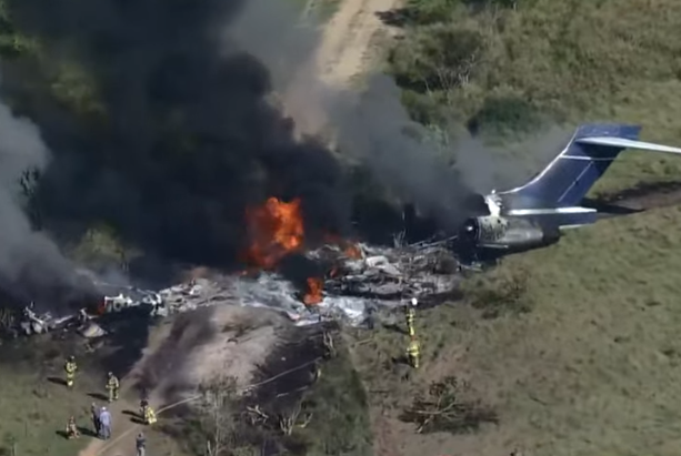 Texas DPS Officials at Houston plane crash