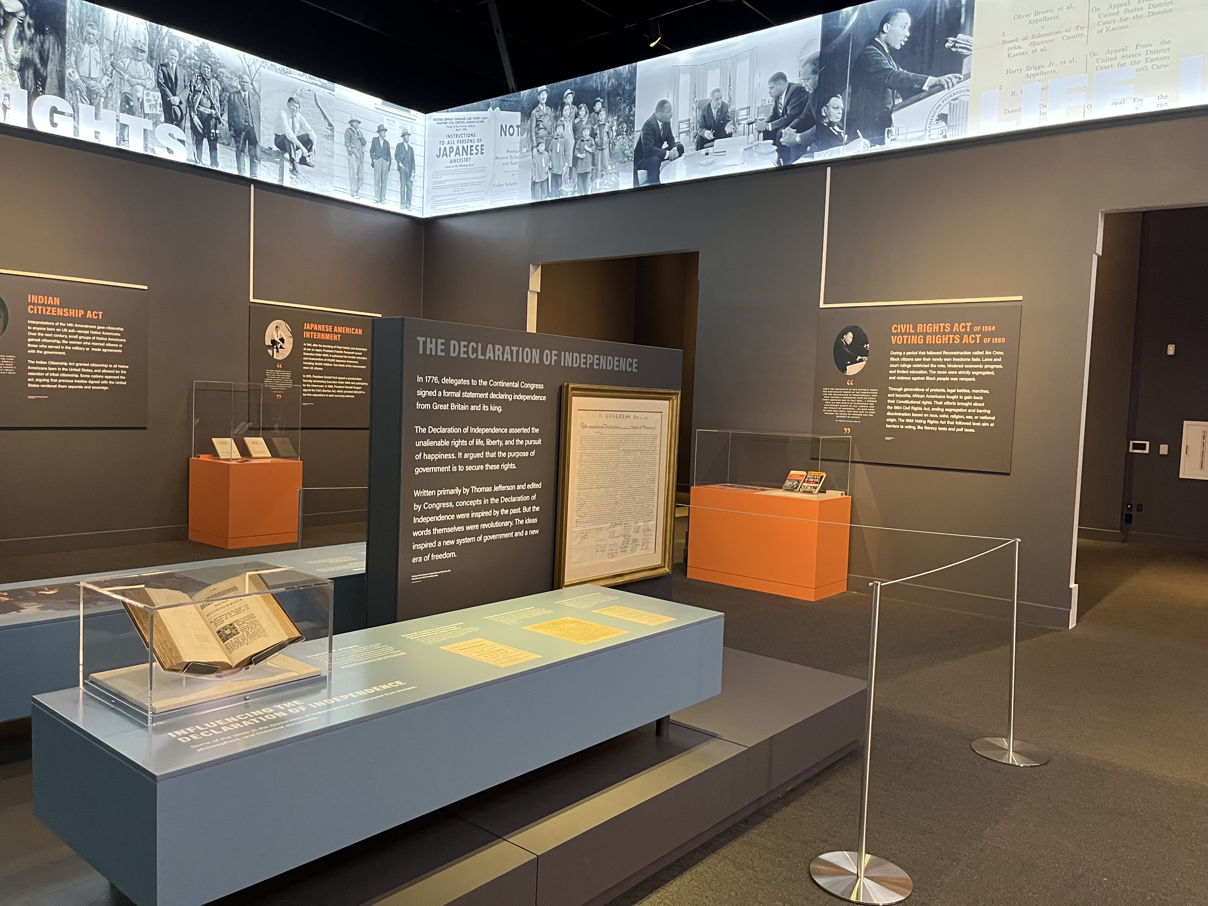 Exhibit featuring Declaration of Independence, U.S. Constitution opens at Bush Center