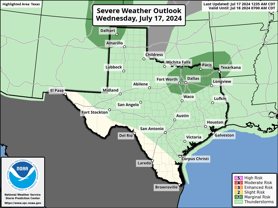 Summer cold front brings chance of showers, storms