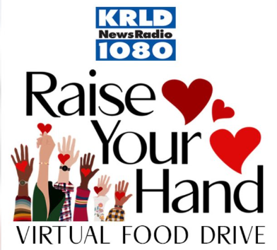 KRLD & North Texas Food Bank  working together on 'Raise Your Hand virtual food drive