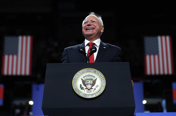 Minnesota Governor Tim Walz  accepts nomination at DNC