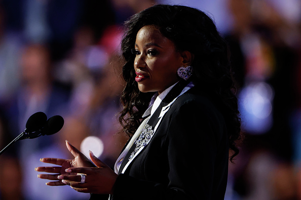 Dallas Democrat Jasmine Crockett takes the stage at DNC