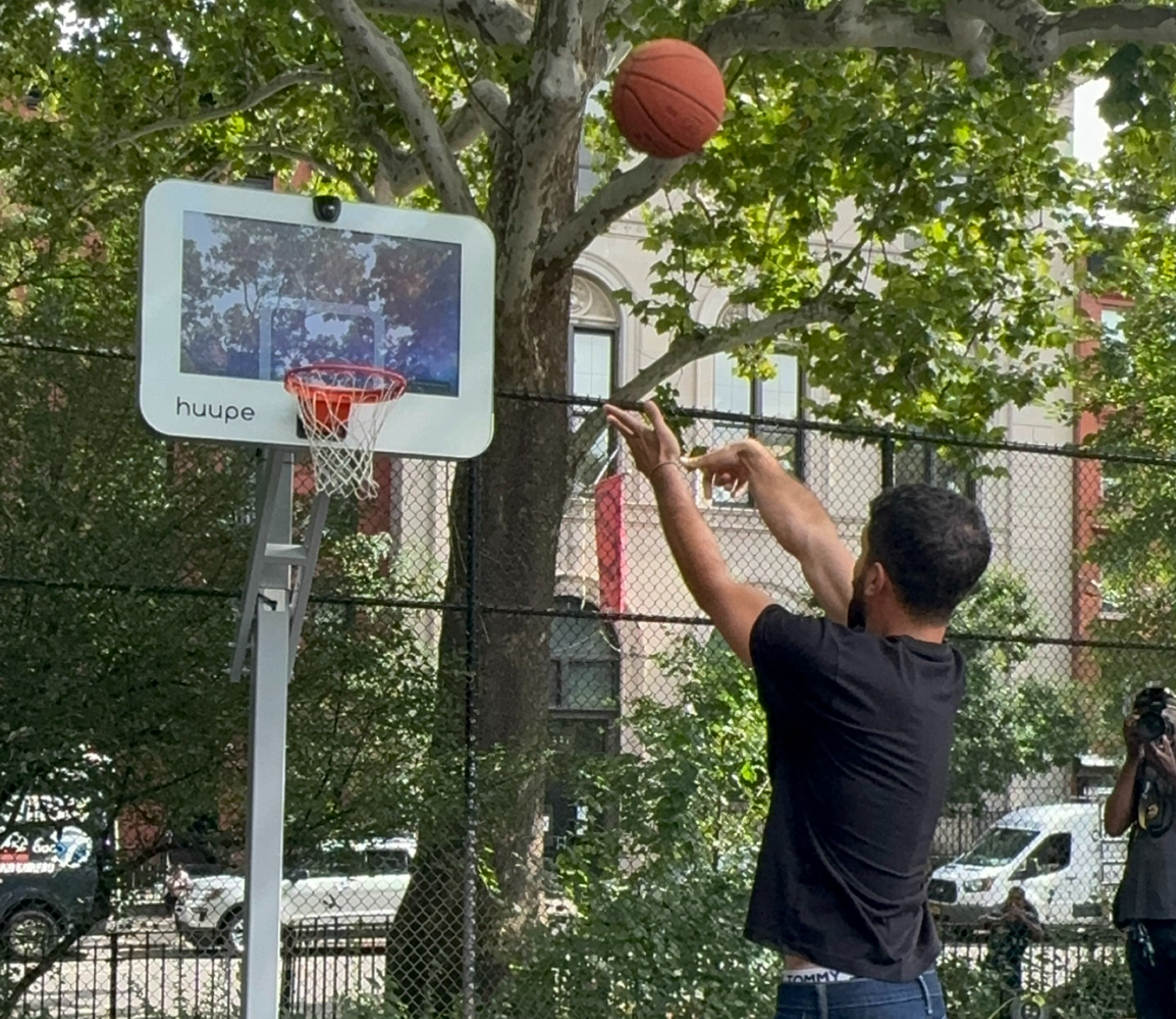 High-tech 'smart' basketball hoops come to Tompkins Square Park