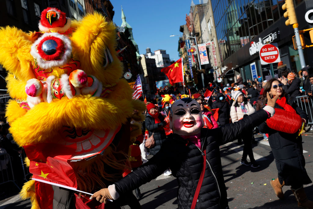 Thousands of people are celebrating the Year of the Dragon today at the Lunar New Year Parade