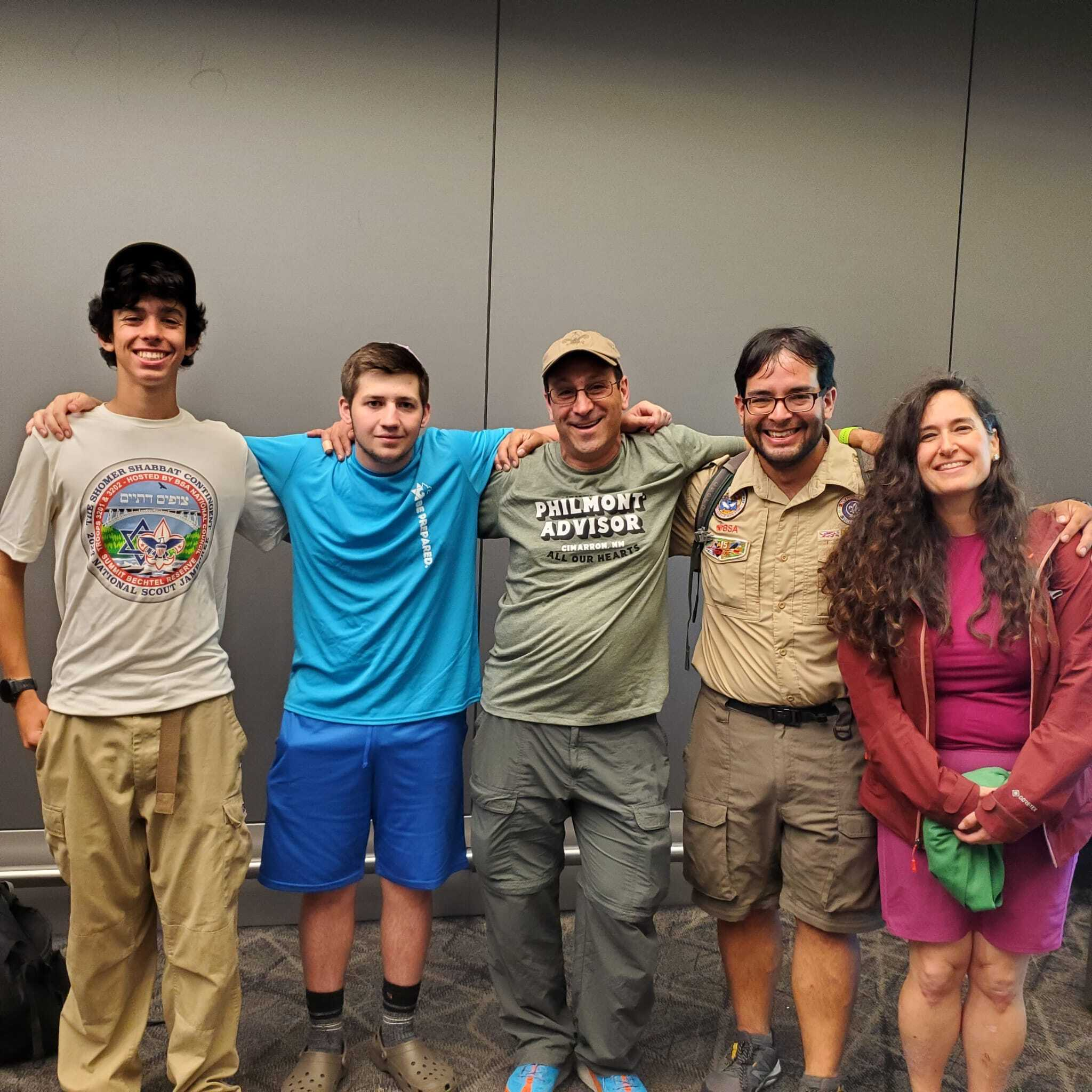 A group of young scouts saved a man's life while on a plane to New York