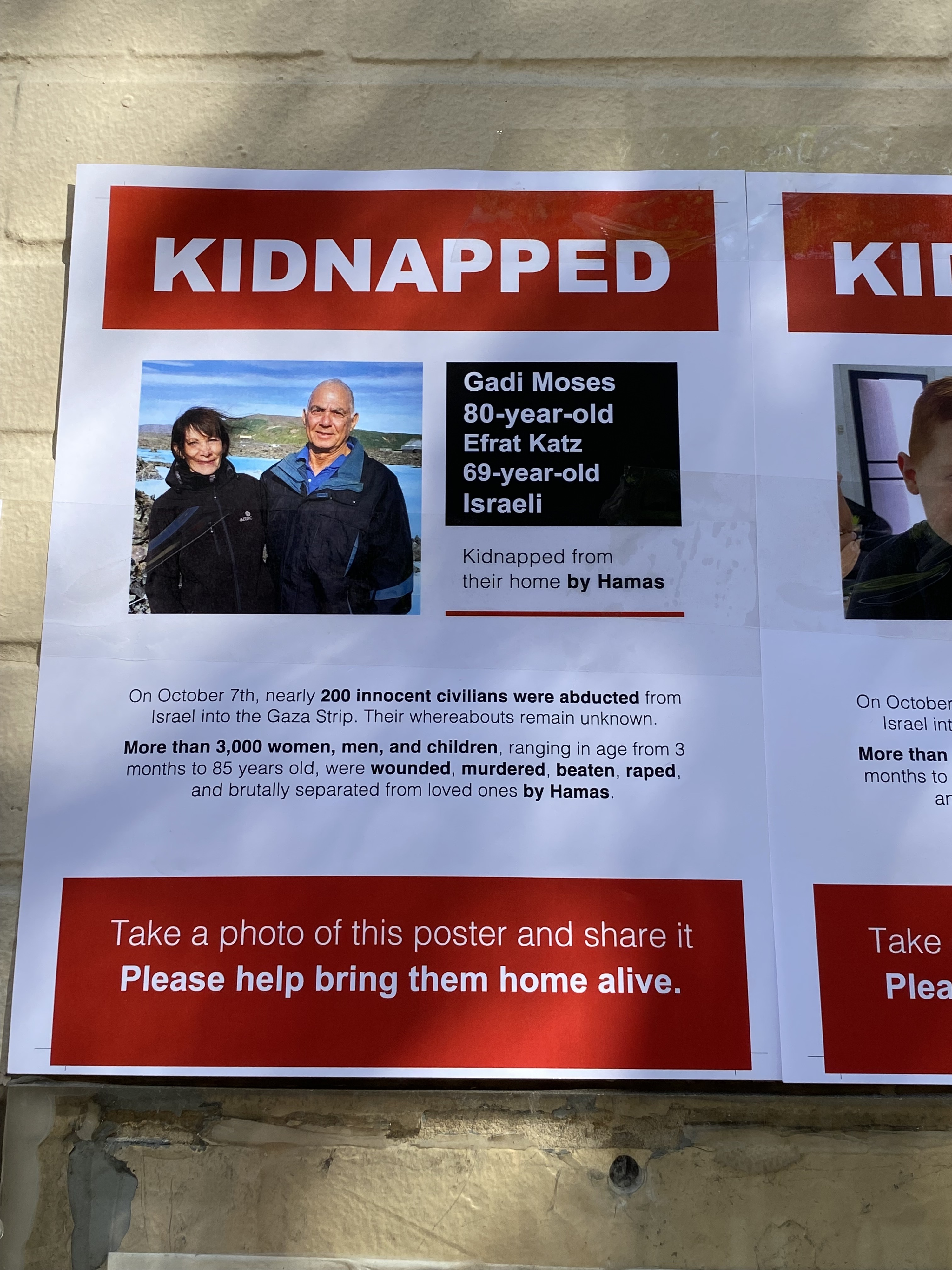 KIDNAPPED: Flyers of missing Israelis pop up across NYC