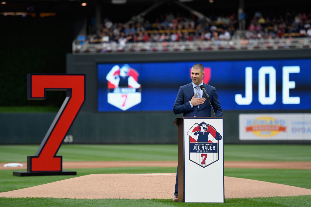 Former Twins catcher Joe Mauer enshrined in the Minnesota Twins hall of  fame - Dakota Broadcasting