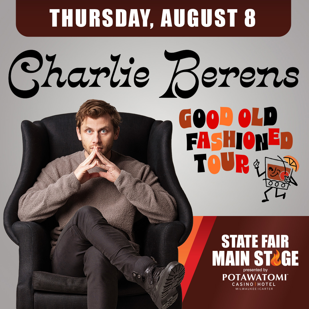 Tina won tickets to Charlie Berens at the WI State Fair!!