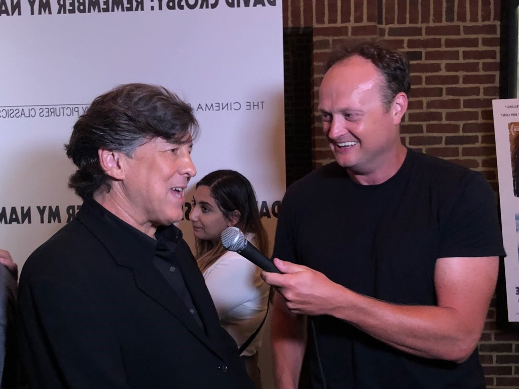 Brad Blanks With Cameron Crowe at the 'David Crosby: Remember My Name' Premiere