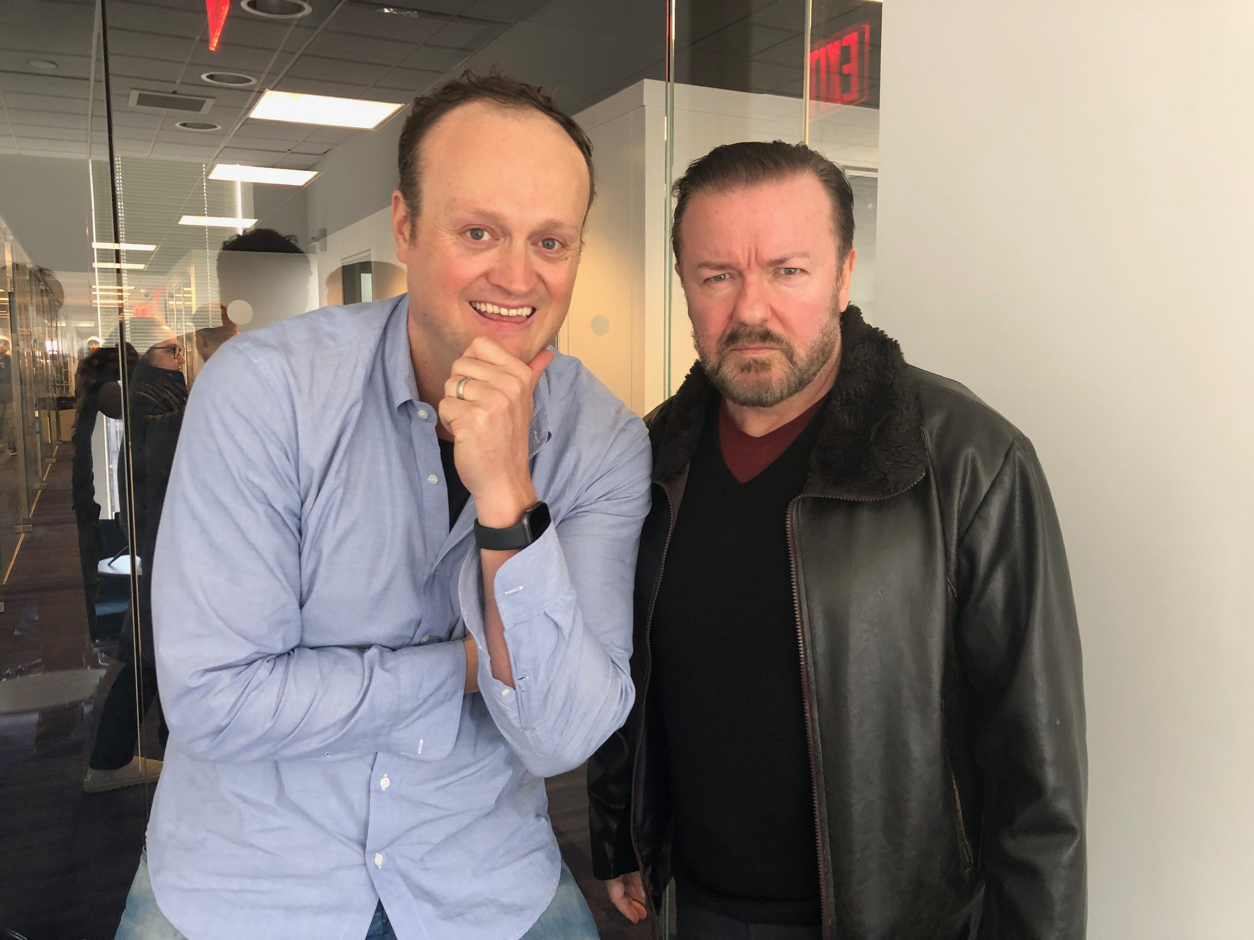 Ricky Gervais Talks 'After Life,' Dark Comedy and the Lumbering Land Mammal