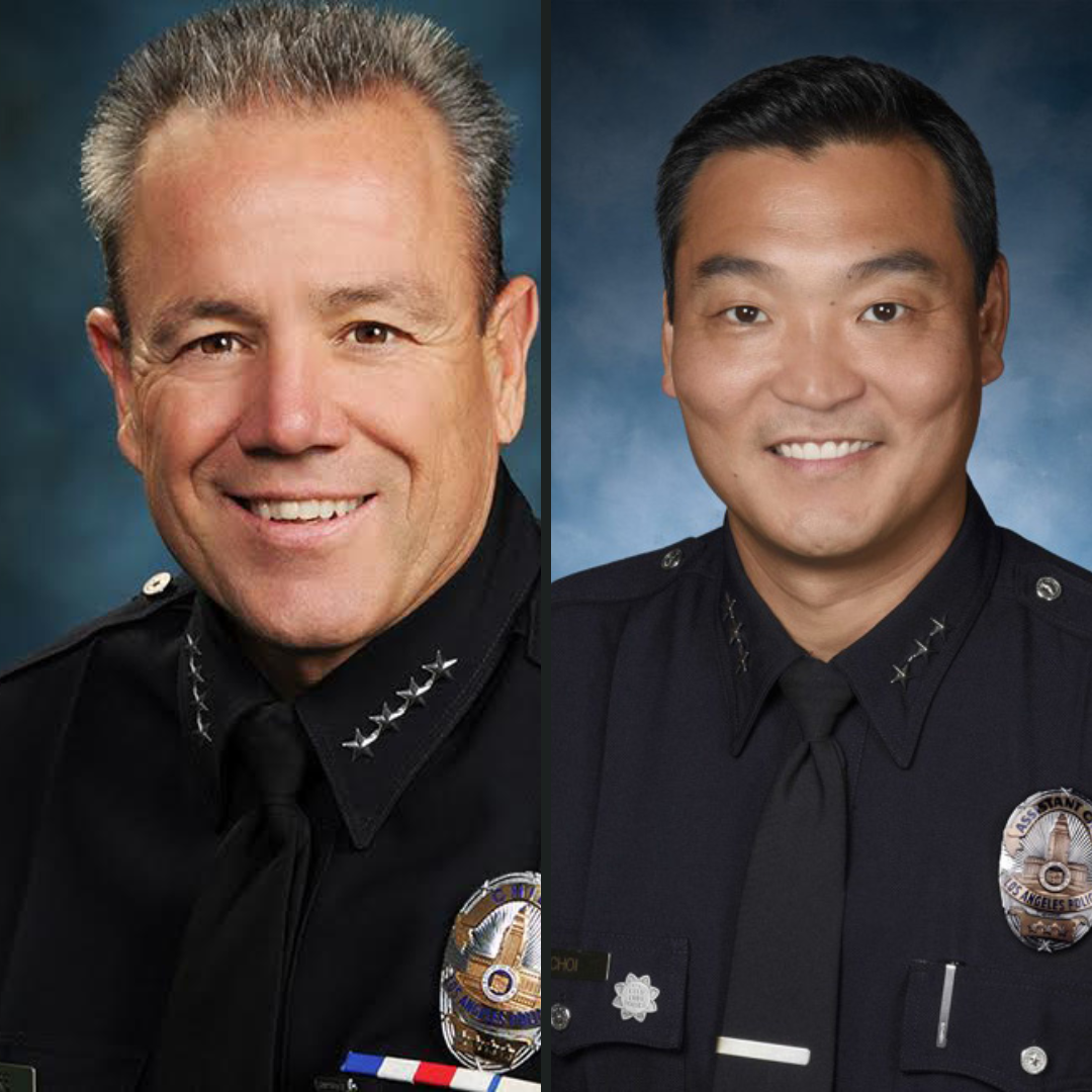 Extended and unedited: In Depth with LAPD Chief Moore & Interim Chief Choi