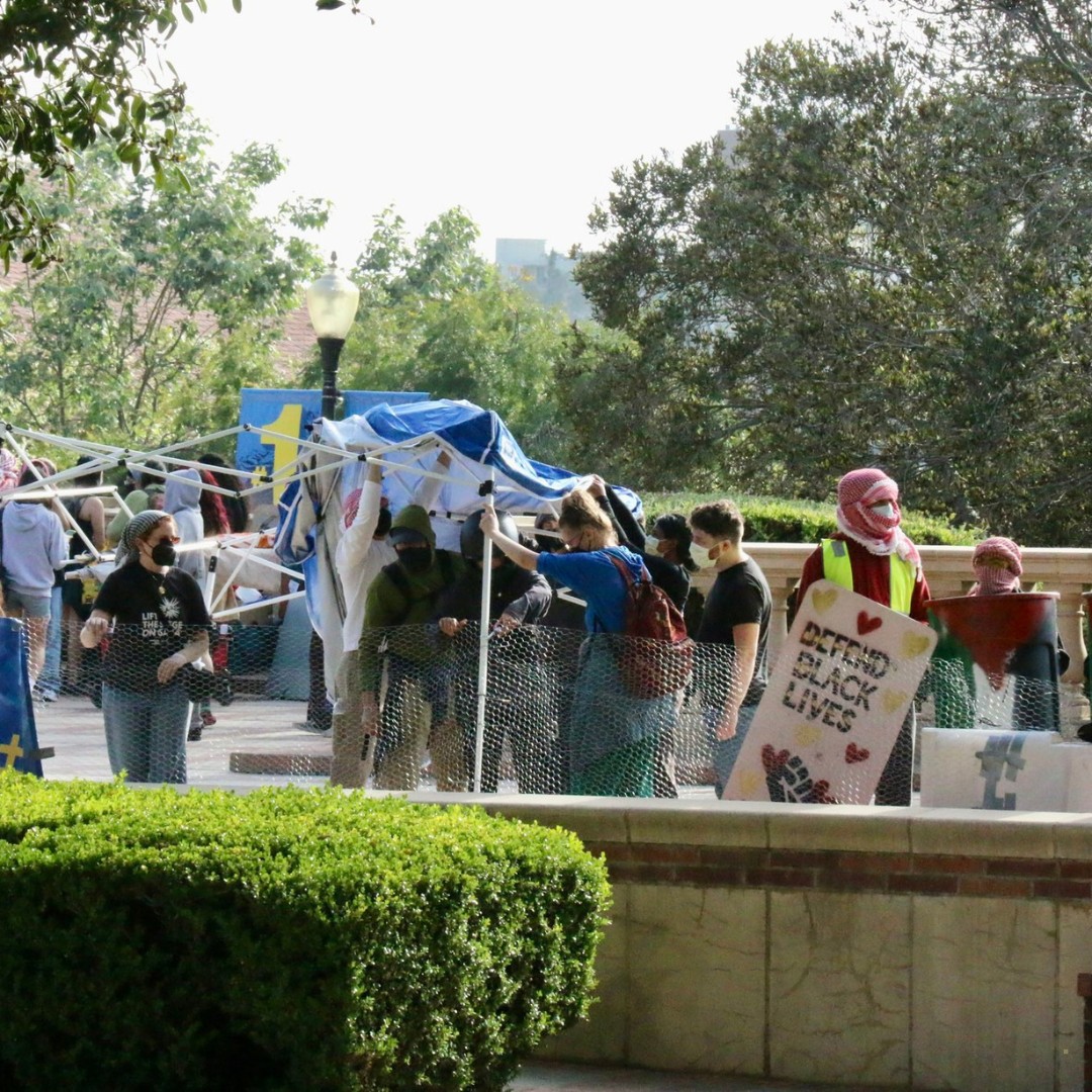 Pro-Palestinian encampment comes to a swift end at UCLA