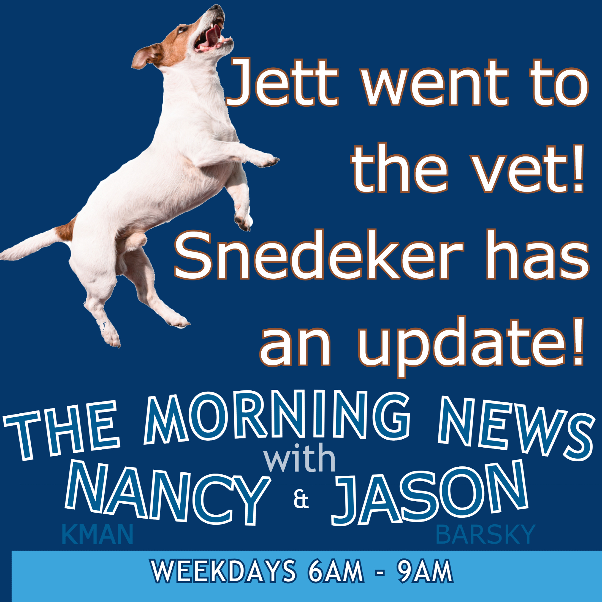 How's Jett after the vet? Joe Snedeker has an update. Also, did Joe screw the pooch??