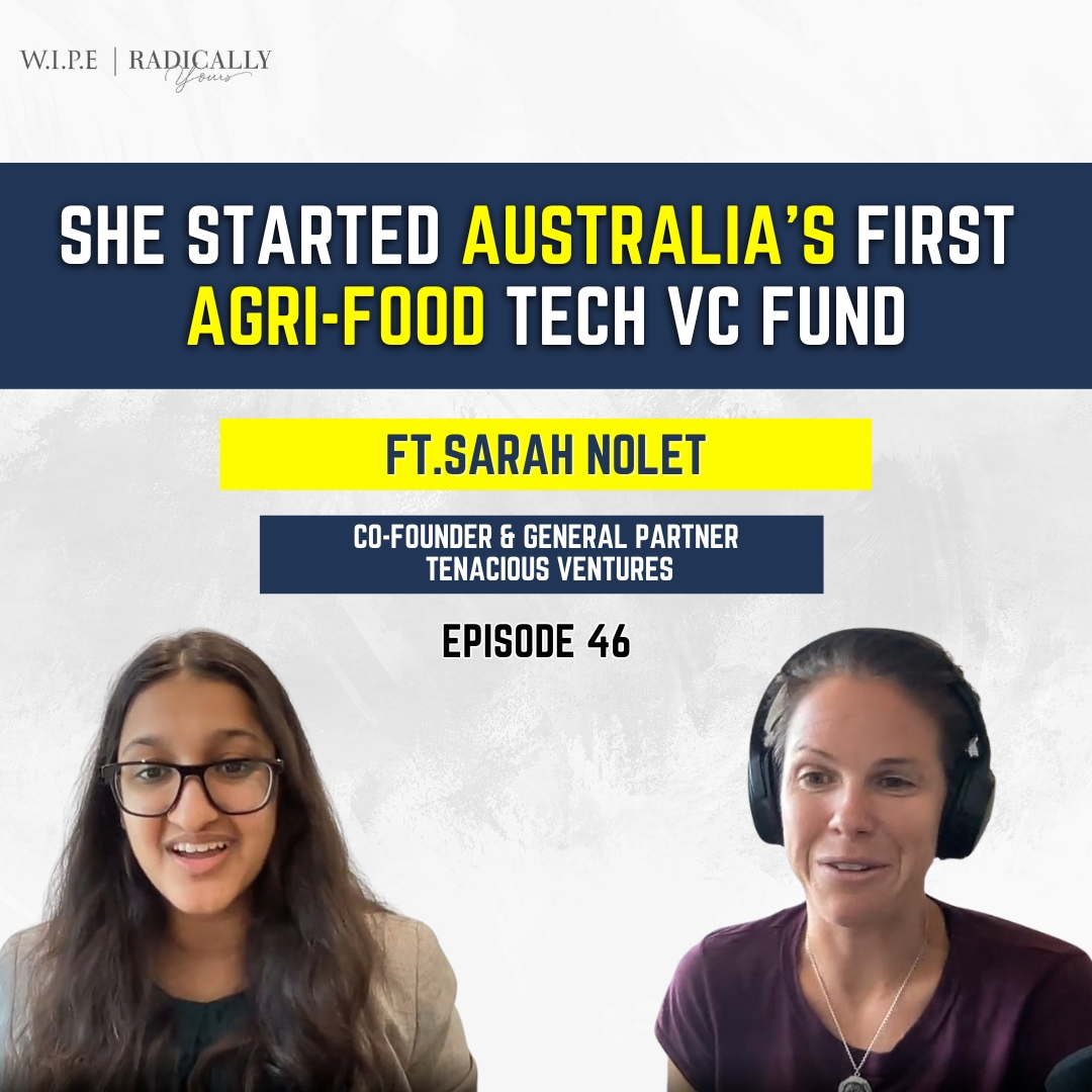 She started Australia's First Agri-Food Tech VC Fund  || Ft. Sarah Nolet