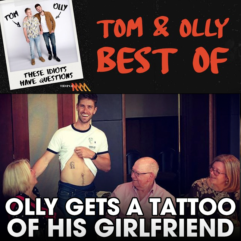 Olly Gets A Tattoo Of His Girlfriend's Face