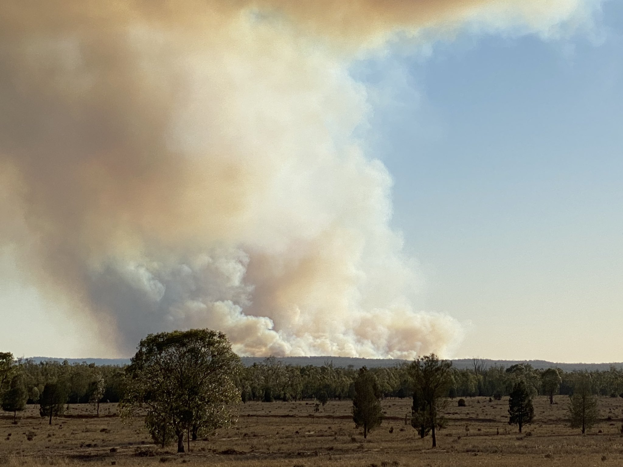 Millmerran fire still forcing evacuations as severe fire danger continues
