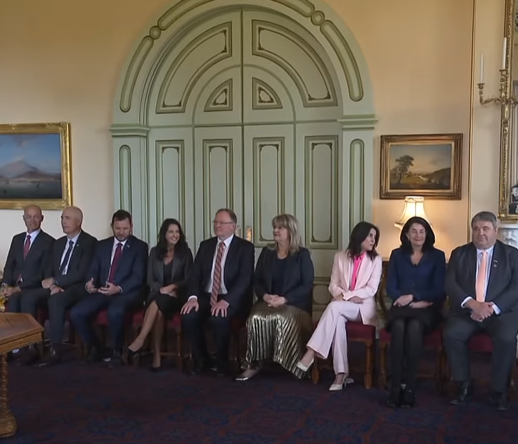 The new-look Cabinet's been sworn in