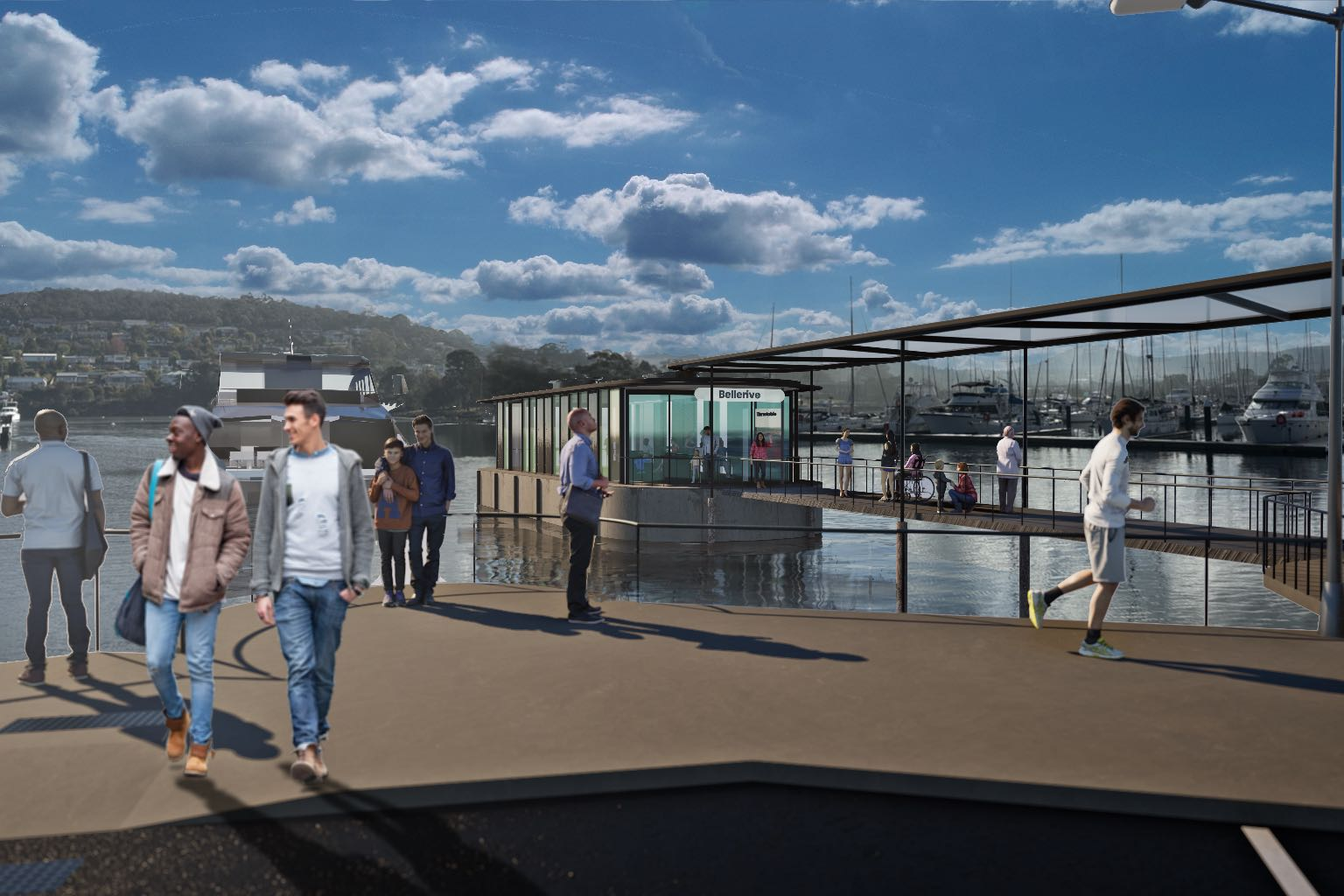 Designs released for Bellerive Ferry Terminal upgrade