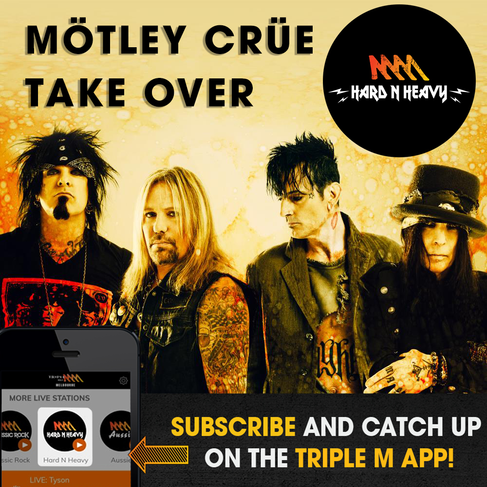 Mötley Crüe are taking over MMM Hard N Heavy this Friday