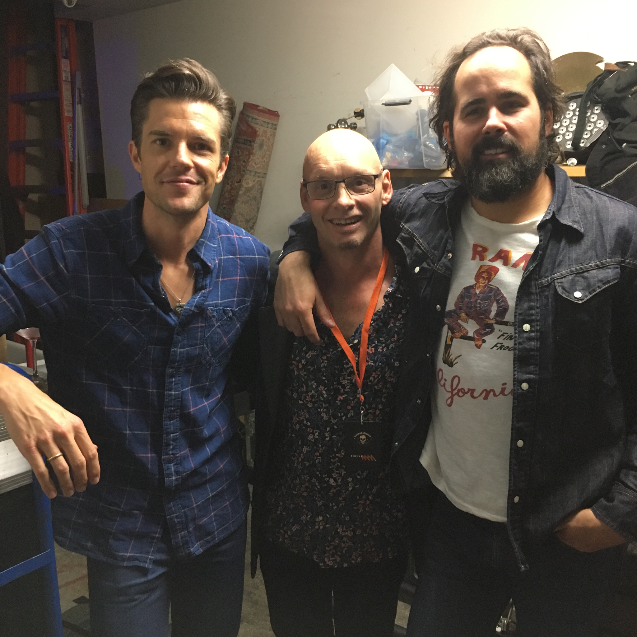 The Killers: Ugly Phil chats with Brandon and Ronnie from Location X