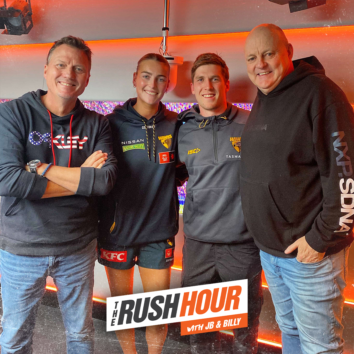 Hawthorn No.13's Aine McDonagh & Dylan Moore join the Rush Hour