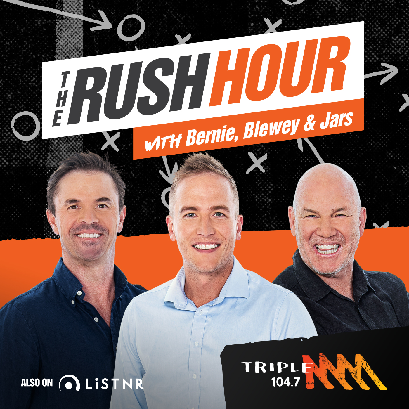 FULL SHOW - AFL Captains Day, The Furious Five Quiz & Bernie's Final Facts. - The Rush Hour with Bernie, Blewey & Jars.