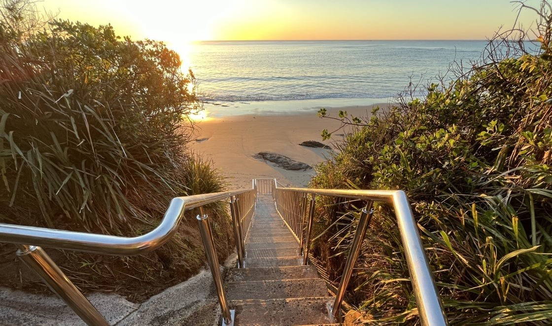 Long-awaited stair repair at Jenny Dixon Beach completed by Council