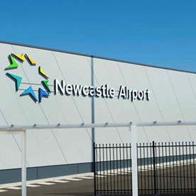 Newcastle Airport's international terminal reaches major milestone