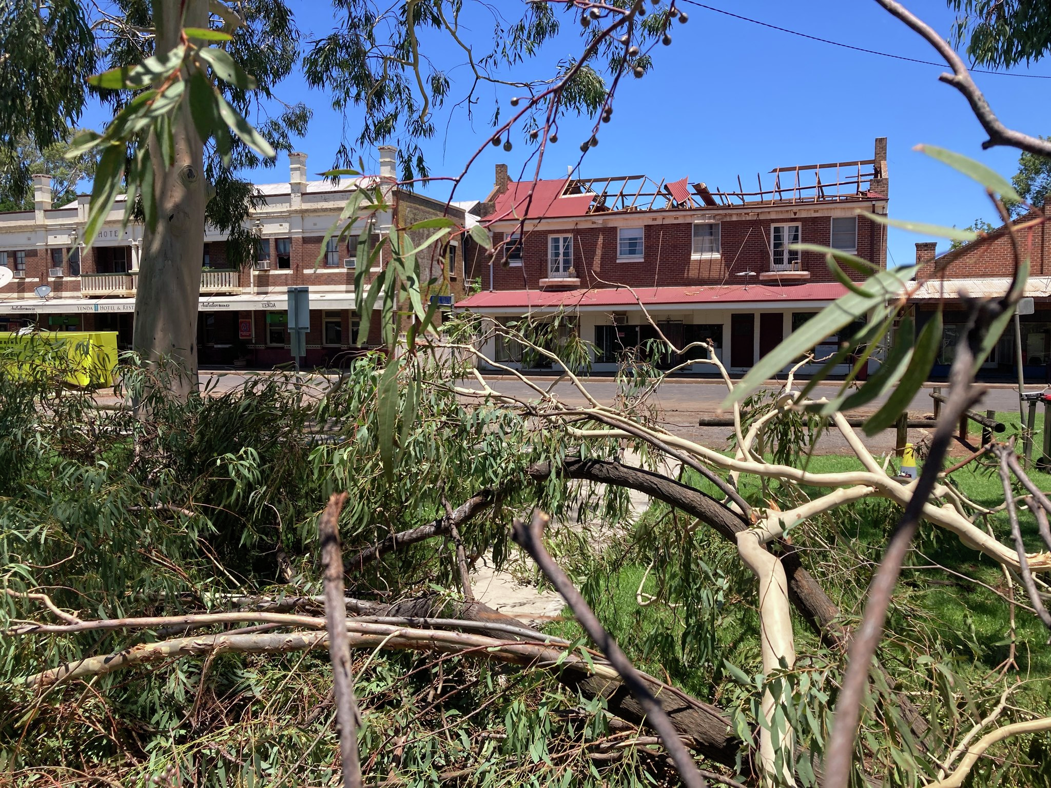 The cleanup continues after wild storms lash the Riverina