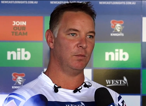 The Knights coach reacts to the club's heartbreaking loss to the Roosters