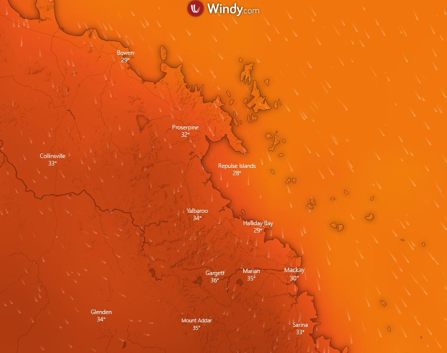 Heatwave conditions on the way for parts of the Mackay region