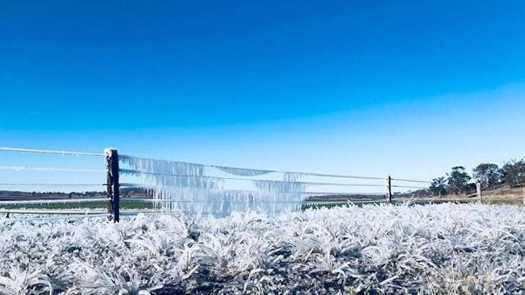 Cold blast drops temps across the South West