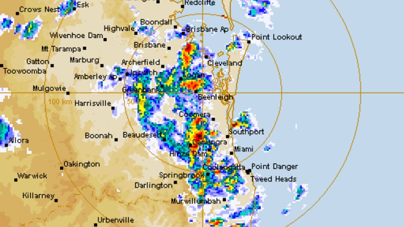 BOM issues rain bomb warning for GC & Tweed