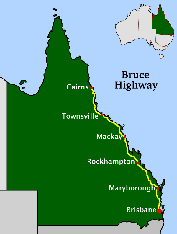 North Qld home to worst sections of Bruce Hwy, according to report