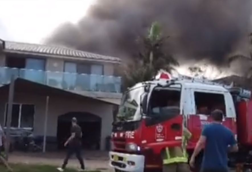 Caves Beach home destroyed by fire