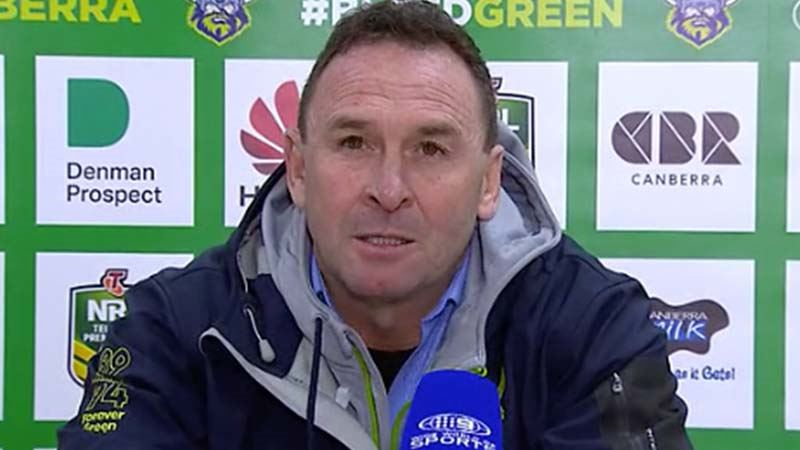 Ricky Stuart's Press Conference Following The Raiders Controversial Loss To The Sharks