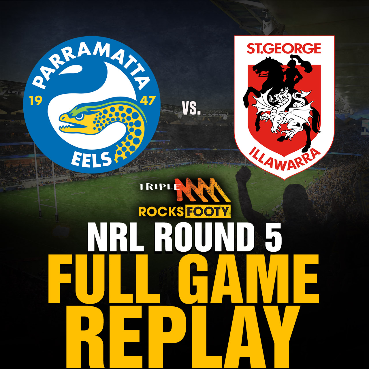 FULL GAME REPLAY | Parramatta Eels vs. S.G.I Dragons