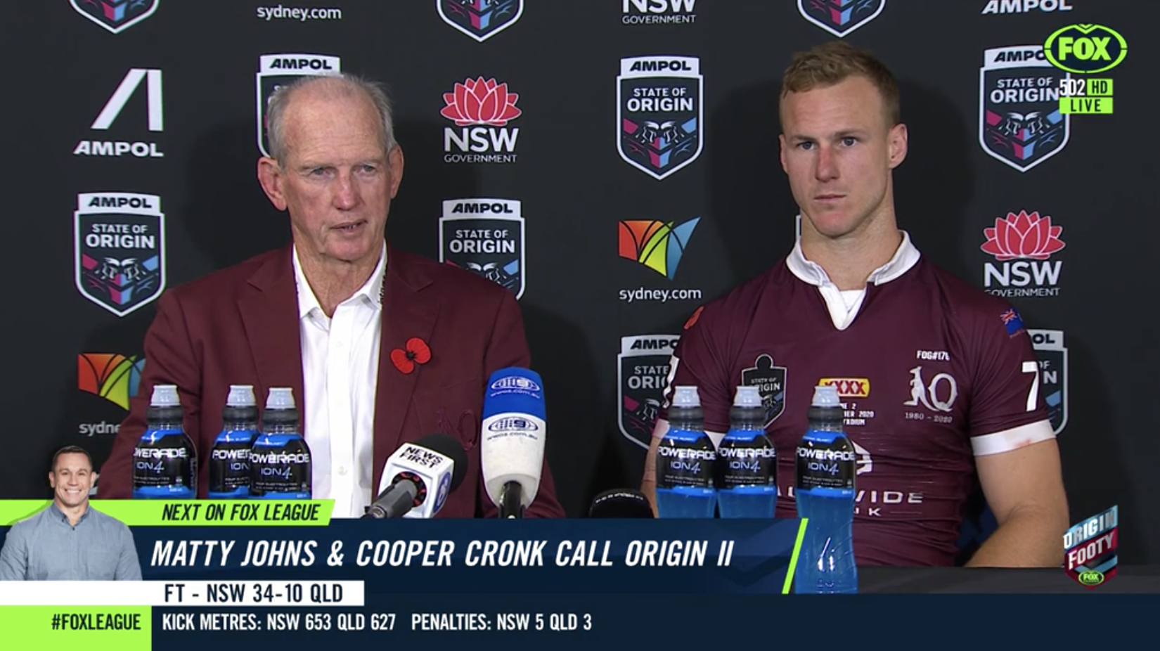 Wayne Bennett Slams The Media Over Origin Biff