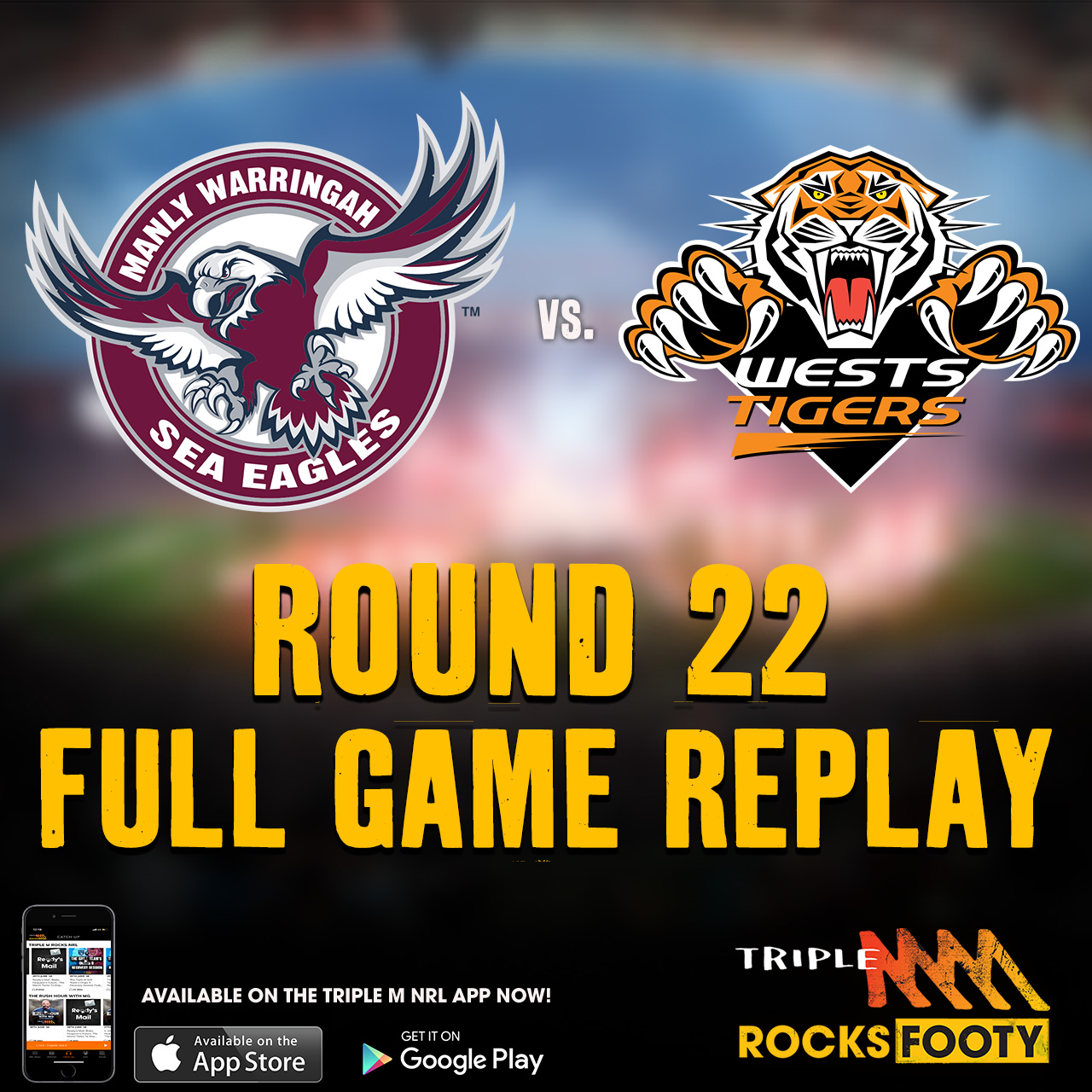 Sea Eagles vs. Tigers | FULL GAME REPLAY