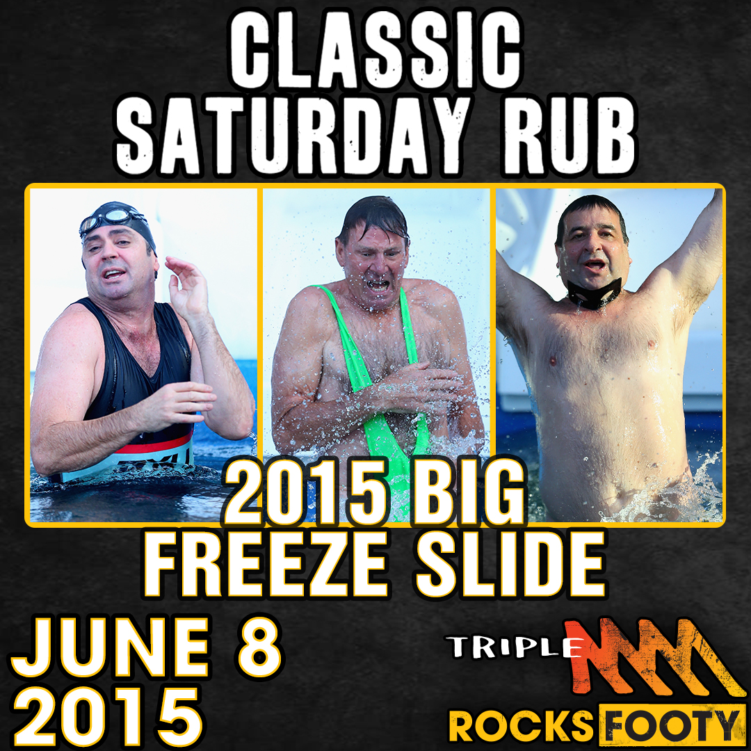 CLASSIC SATURDAY RUB | Gaz, BT, Duke, Sam Newman & Mick Molloy go down the slide in 2015