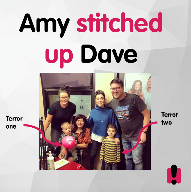 Amy Stitched Up Dave With A Bunch Of Kids