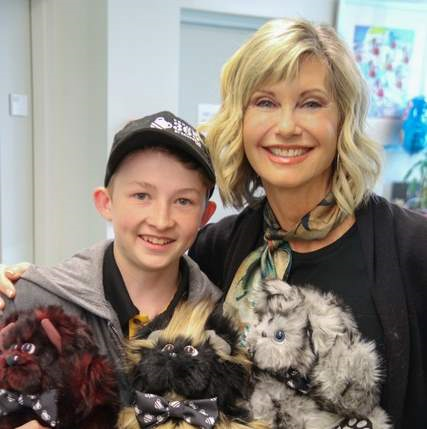 Campbell Remess joins Olivia Newton John to fundraise