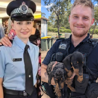 "WITH A HEAVY HEART": Young officers killed in QLD shooting aged in their 20s