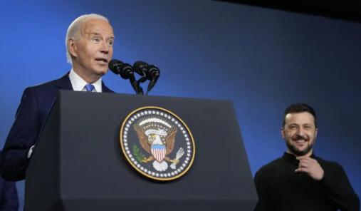 Biden confuses Zelensky with Putin at NATO Summit; Misnames Kamala Harris, sparking US election doubts