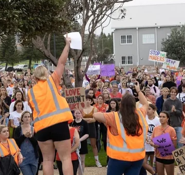 Rallies protesting violence against women getting underway across Australia