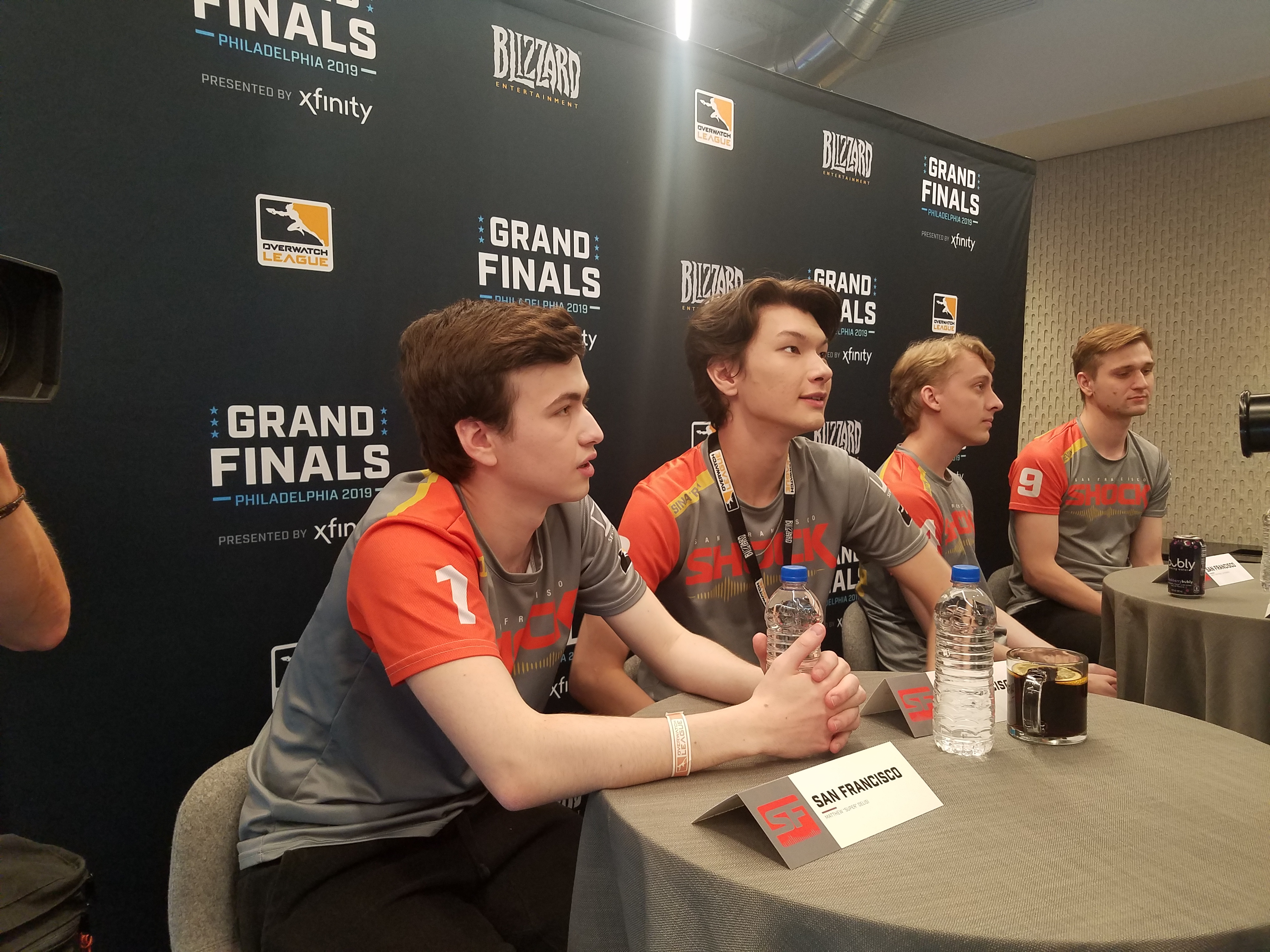 Overwatch League Press Day: Super and Sinatraa