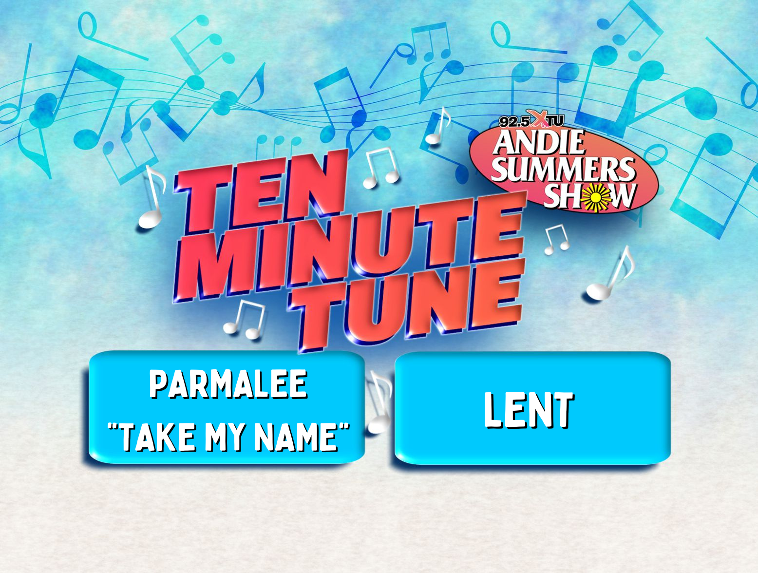 Ten Minute Tune: Take My Name & Lent