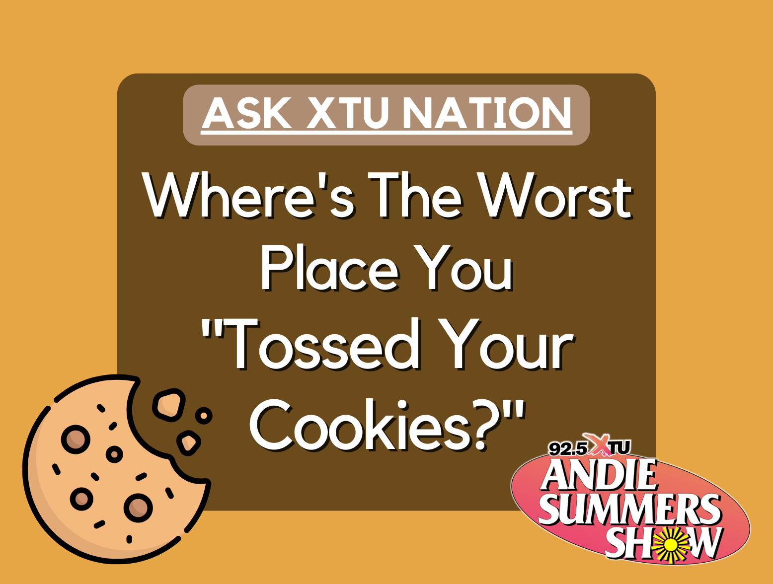 Where's the Worst Place You've "Tossed Your Cookies?"