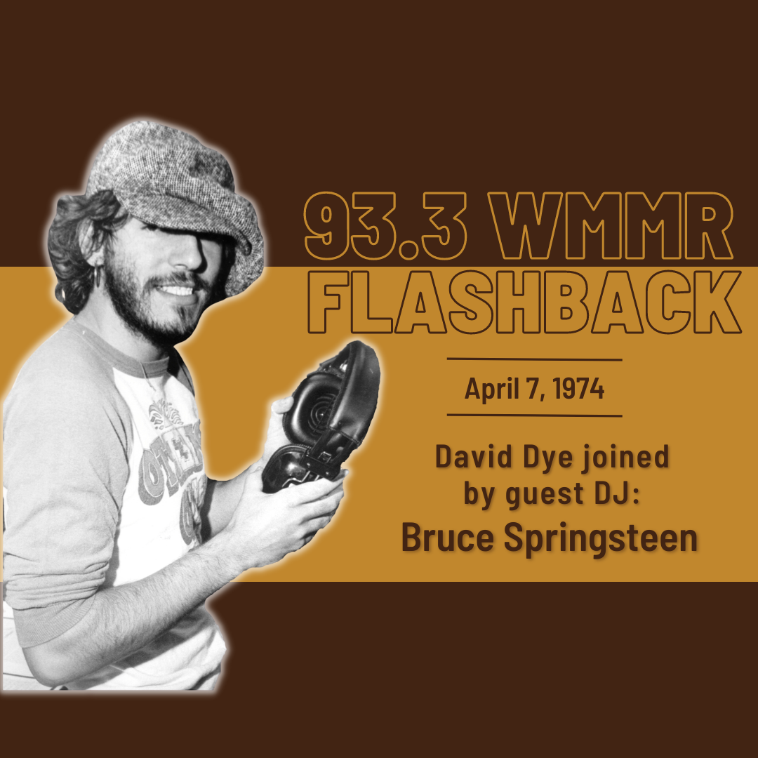 Flashback: Bruce Springsteen Guest DJ Spot on MMR,  April 7, 1974