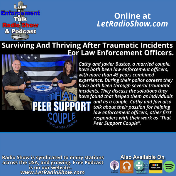 Police Couple Talks Trauma Critical Incidents Peer Support.
